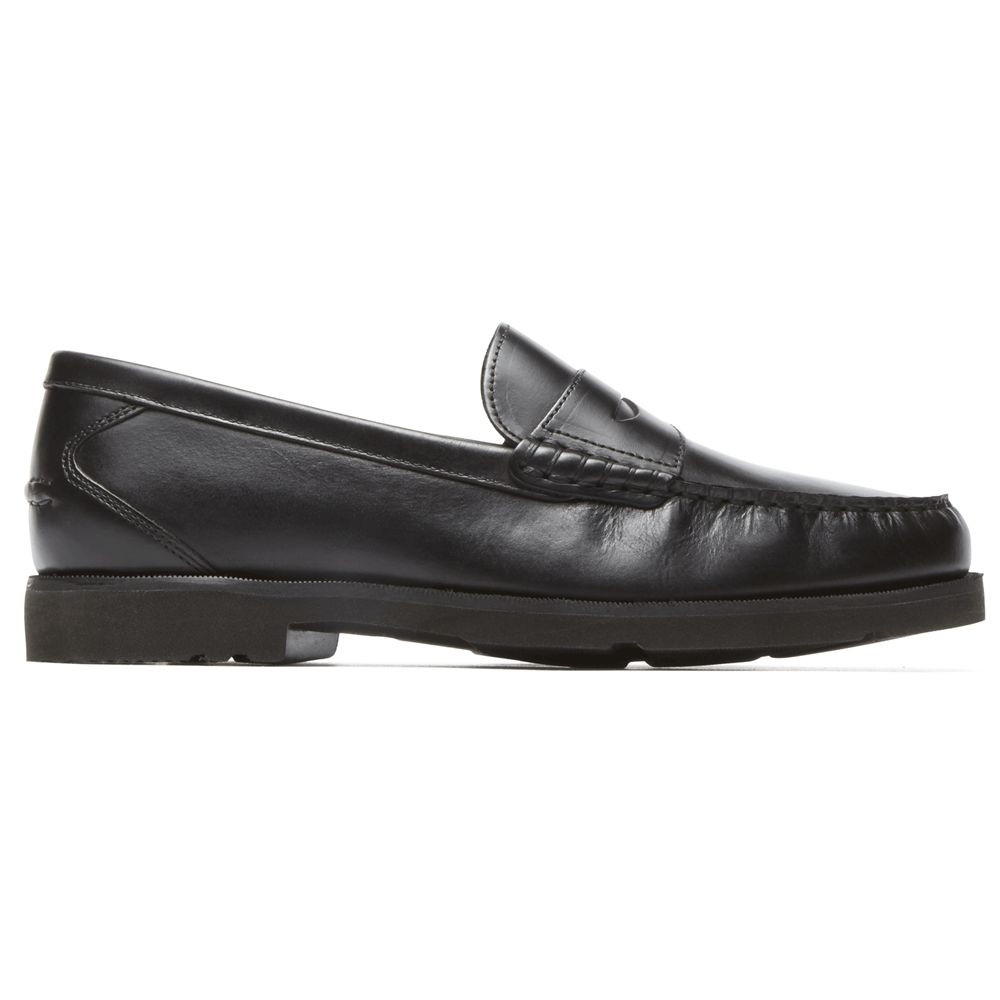 Mocassins Homem Rockport Modern Prep Penny Pretas,Portugal CDJNL-7835